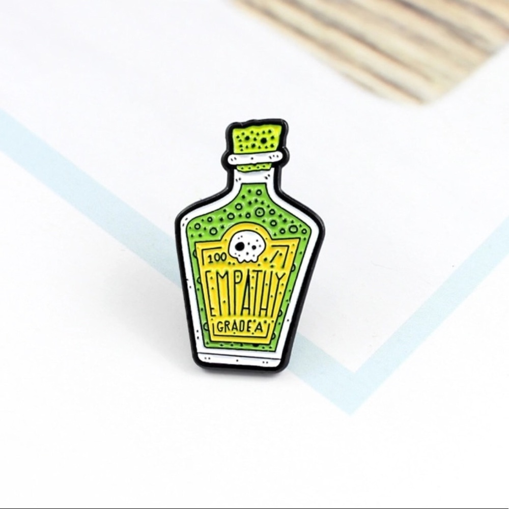 3/$23 Empathy Magic Bottle Punk Style Brooch - Picture 2 of 4